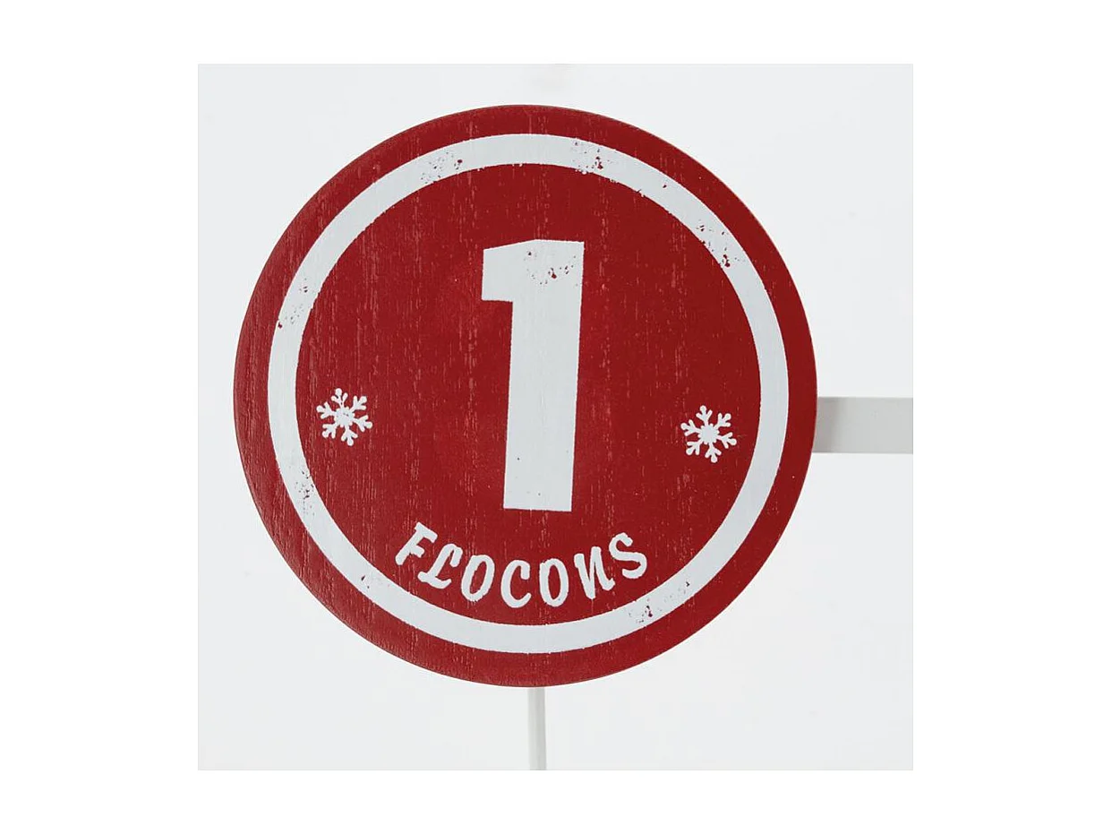 Patère en piste de ski