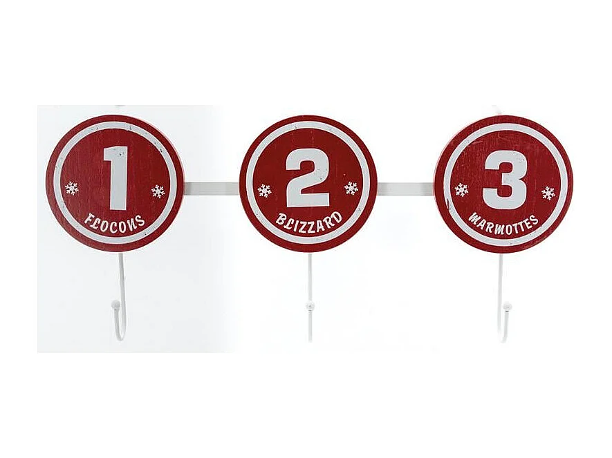 Patère en piste de ski