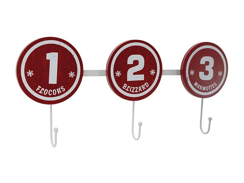 Patère en piste de ski