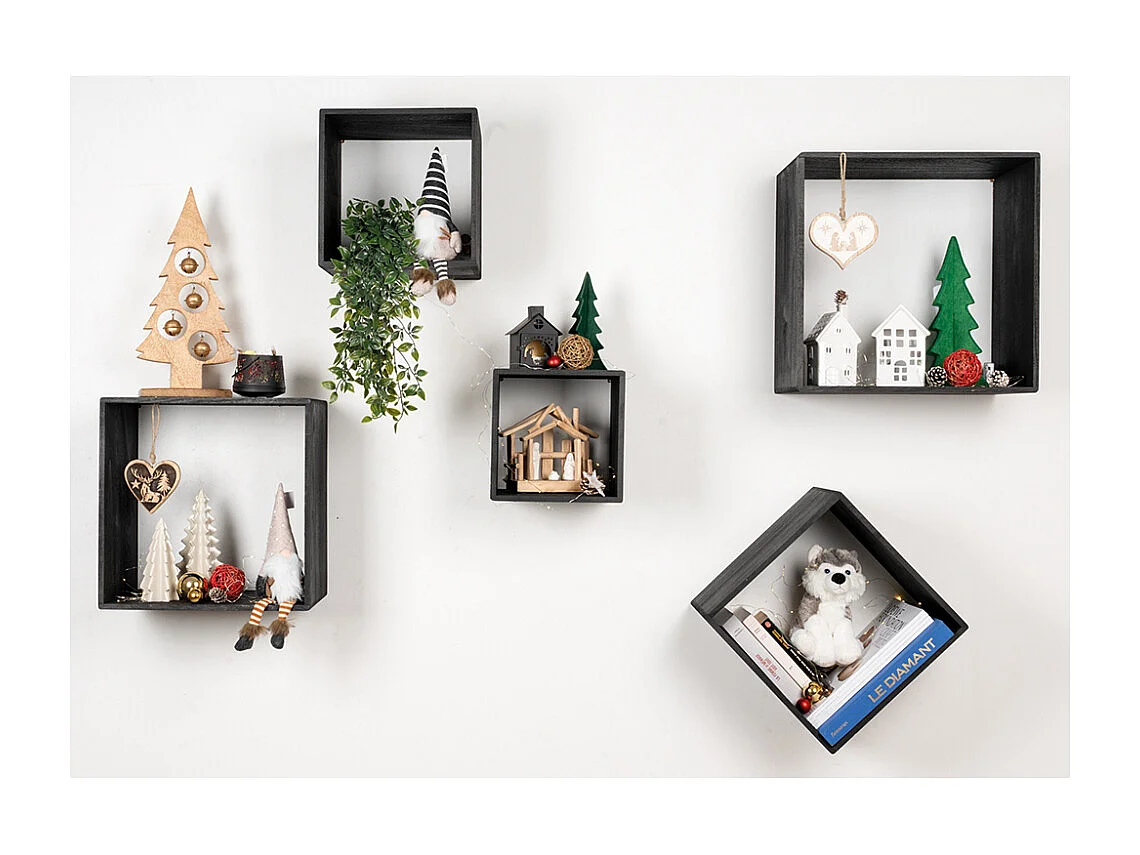 Lutins assis en tissu Lot de 2