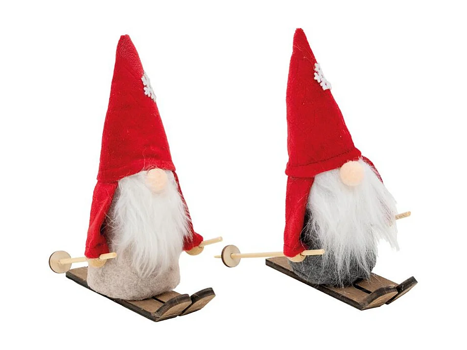 Lutins de Noël en tissu Lot de 2