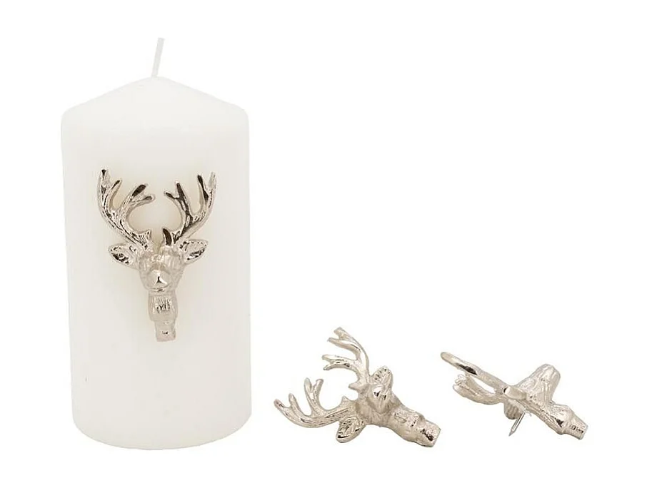 Pins à bougie en aluminium Cerf