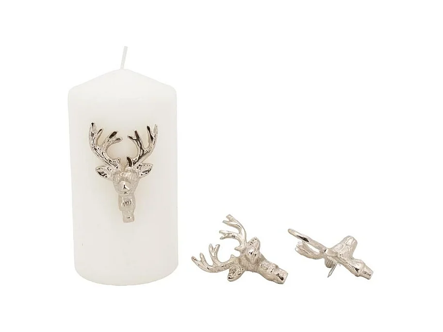 Pins à bougie en aluminium Cerf