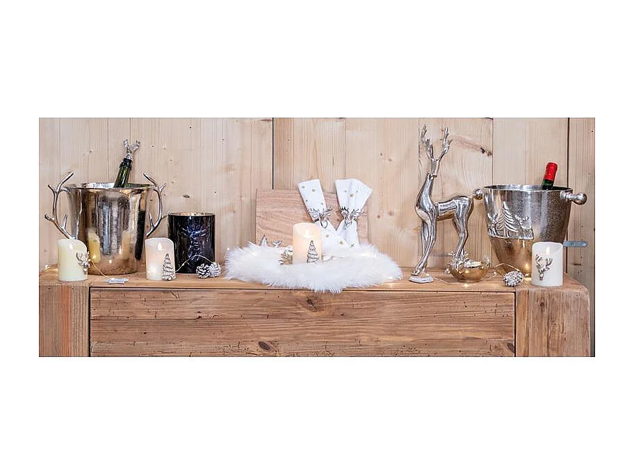 Pins à bougie en aluminium Cerf