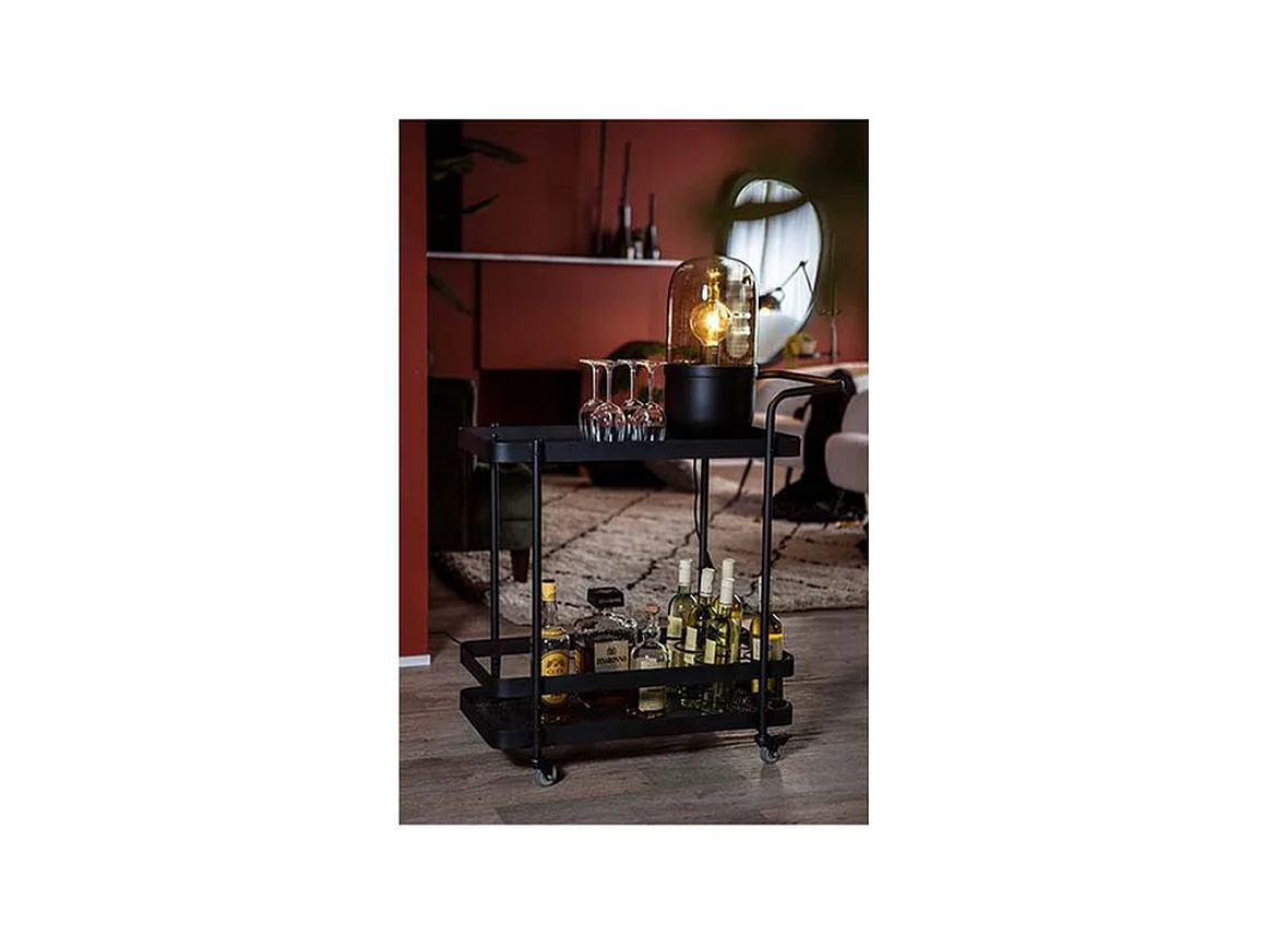Lampe à poser Maverick - Noir - Design industriel 43x20x20 cm