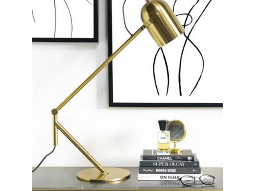 Lampe à poser - Or - Réglable