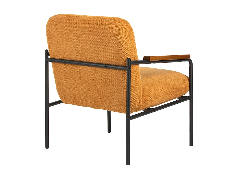 Jara Lounge stoel - geel - 68.5x72.5x82 cm