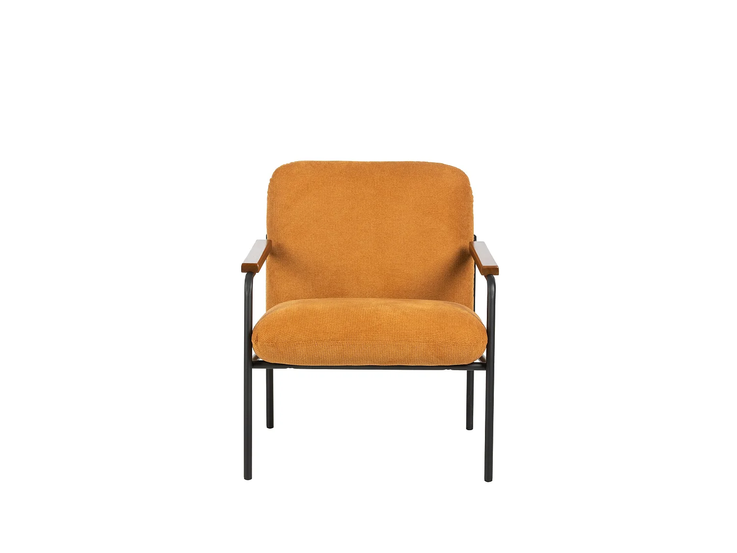 Furnilux Fauteuil lounge Jara jaune - 68.5x72.5x82 cm