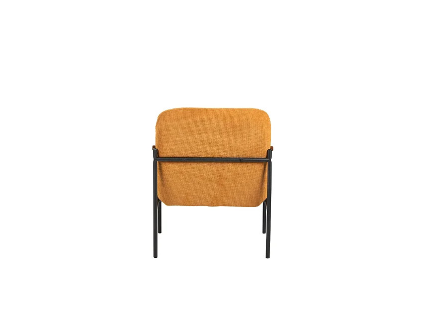 Furnilux Fauteuil lounge Jara jaune - 68.5x72.5x82 cm