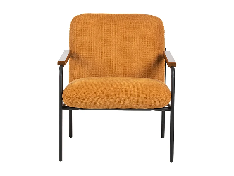 Jara Lounge stoel - geel - 68.5x72.5x82 cm