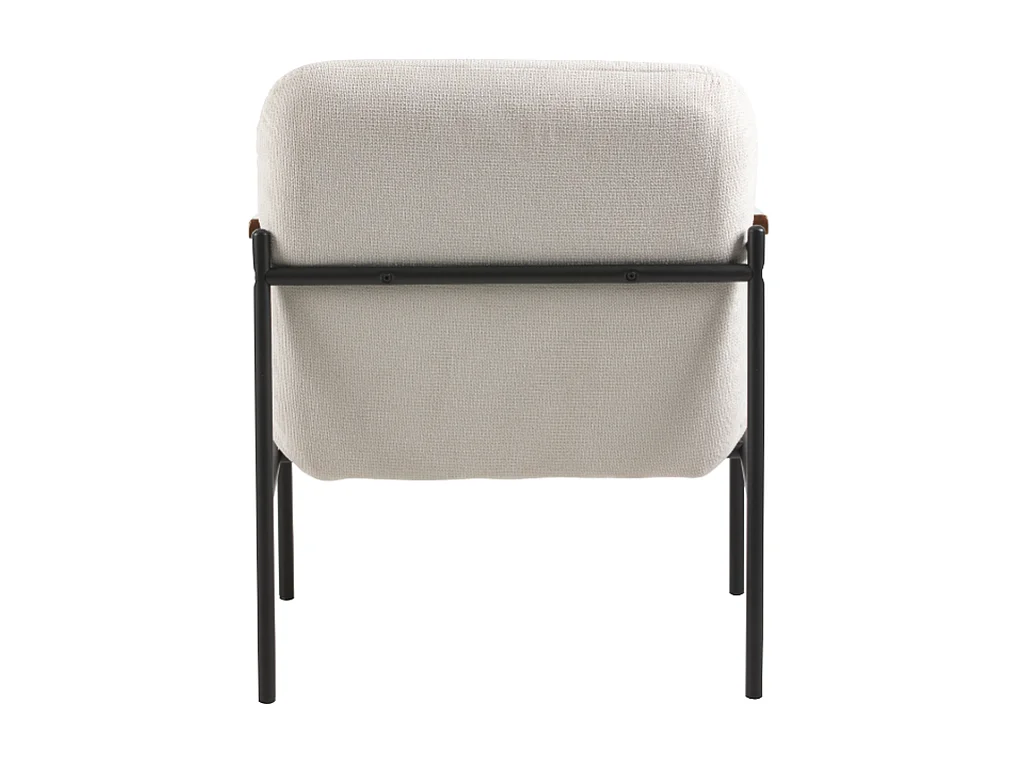 Jara Lounge stoel - wit - 68.5x72.5x82 cm