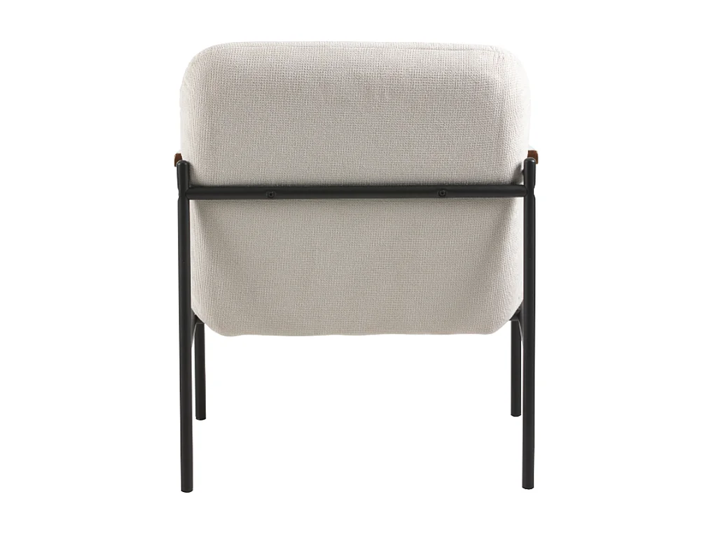 Jara Lounge stoel - wit - 68.5x72.5x82 cm