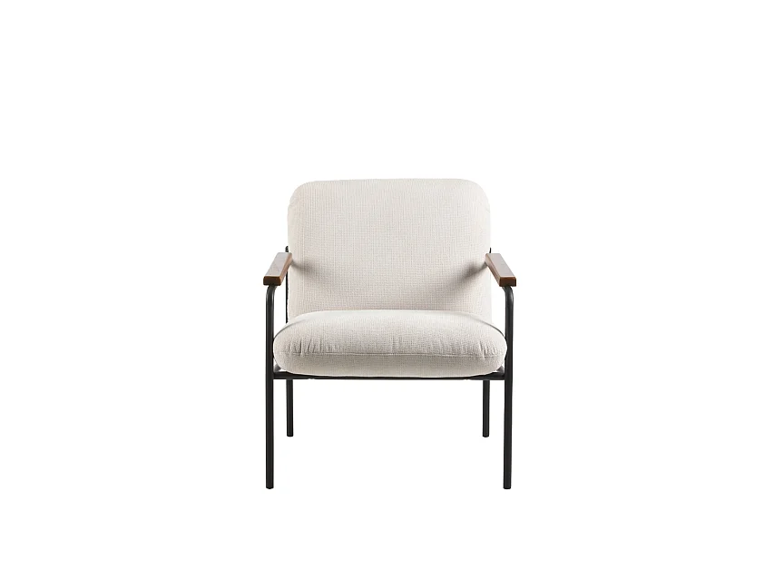 Jara Lounge stoel - wit - 68.5x72.5x82 cm