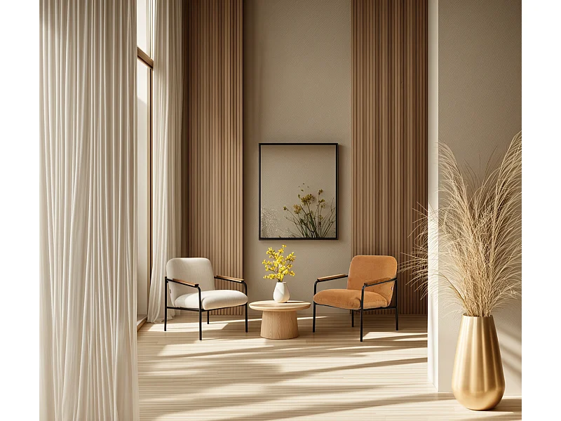 Jara Lounge Stuhl - weiß - 68,5x72,5x82 cm