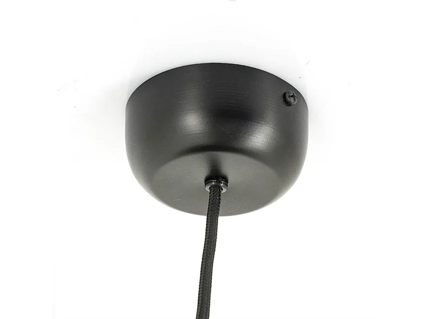 Lampe suspendue Sola - Noir - 60 x 60 x 7 cm - Petite