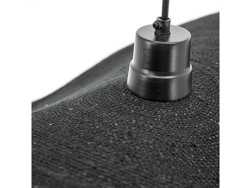 Lampe suspendue Sola - Noir - 60 x 60 x 7 cm - Petite