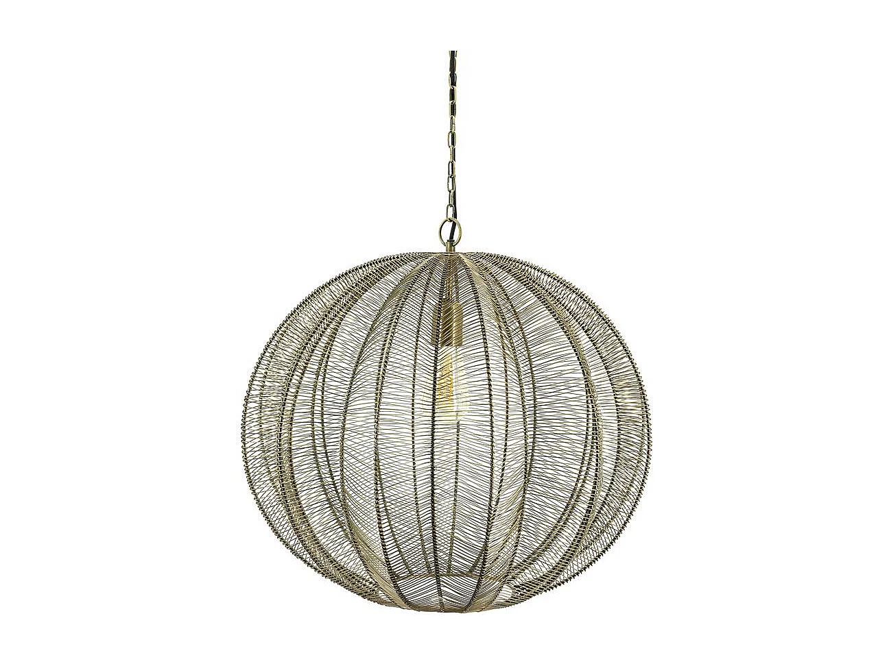 Lampe suspendue By-Boo Floss - Or - 53 x 48 cm