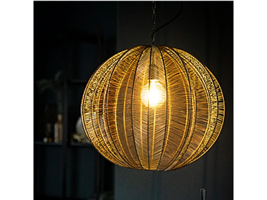 Lampe suspendue By-Boo Floss - Or - 53 x 48 cm