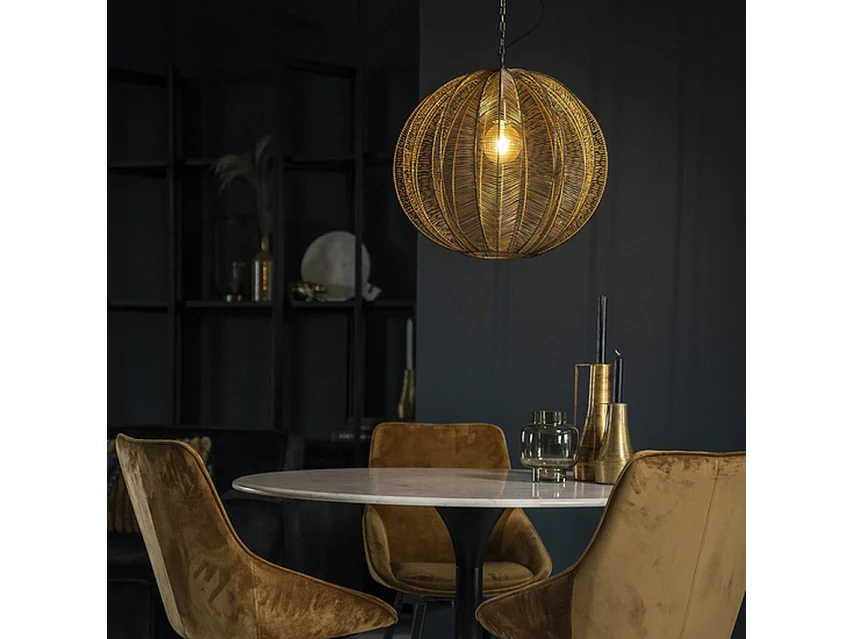 Lampe suspendue By-Boo Floss - Or - 53 x 48 cm