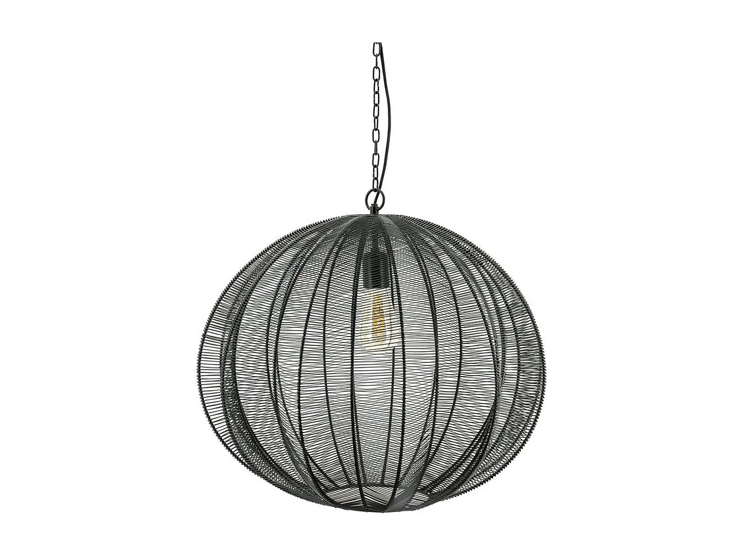 Lampe suspendue By-Boo Floss - Noir - 53 x 48 cm