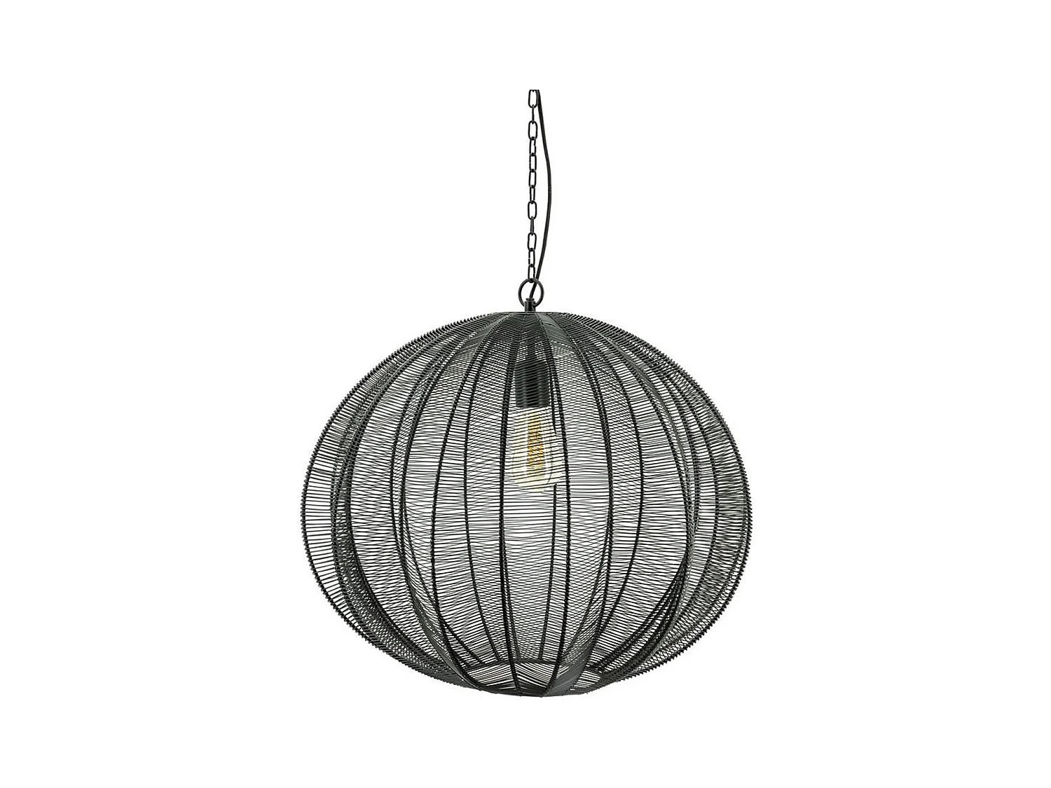 Lampe suspendue By-Boo Floss - Noir - 53 x 48 cm