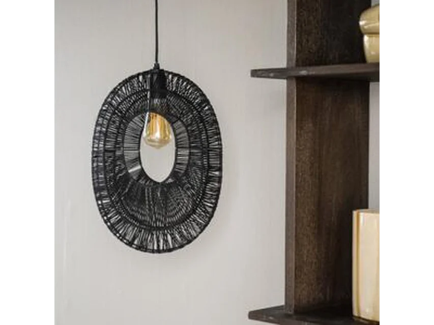 Lampe suspendue Ovo - Noir - Design moderne