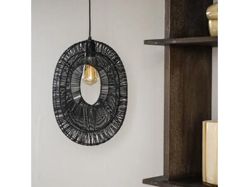 Lampe suspendue Ovo - Noir - Design moderne