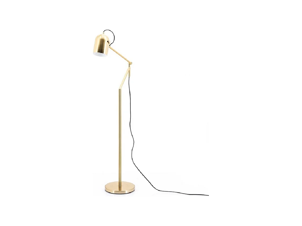 Stehleuchte Sleek - Gold - Verstellbar 161 cm Stilvolles Design