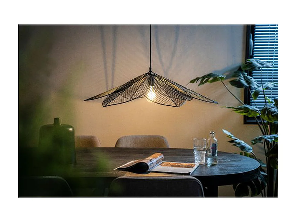 Lampe suspendue Furnilux Archtiq - Noir - 85 x 85 x 24 cm