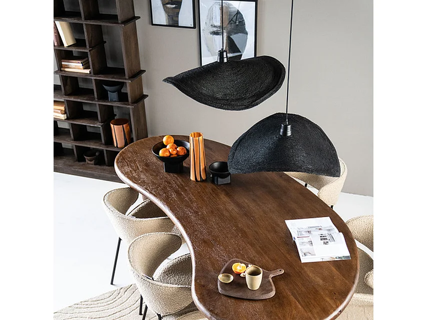 Hanglamp Sola - Zwart - 94x94x7 cm - Large Design