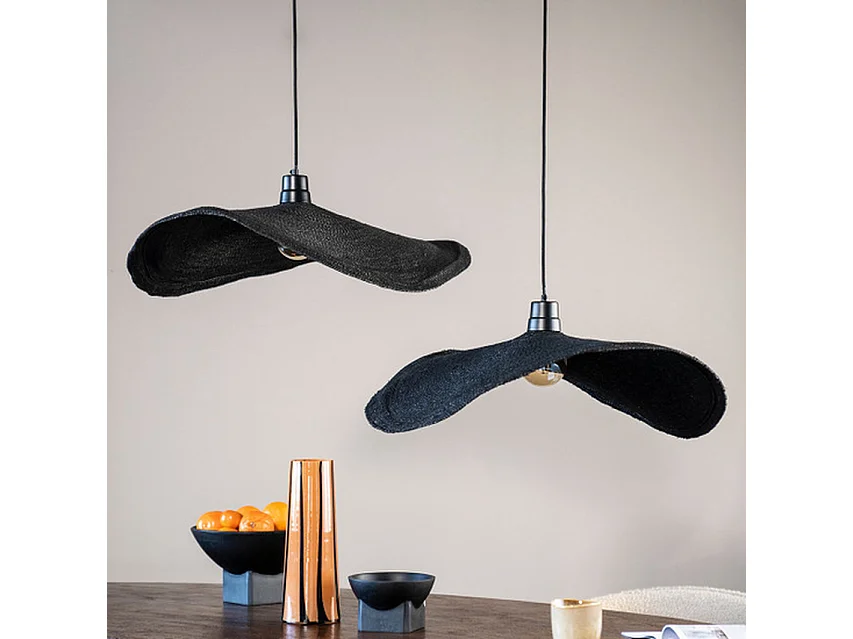 Hanglamp Sola - Zwart - 94x94x7 cm - Large Design