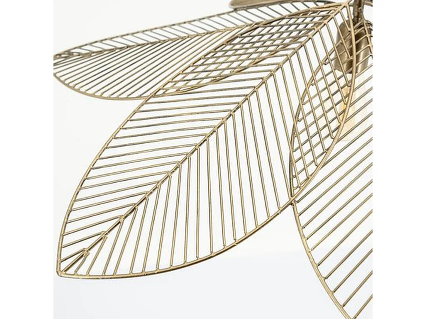 Lampe suspendue Furnilux Archtiq - 85 x 85 x 24 cm - or