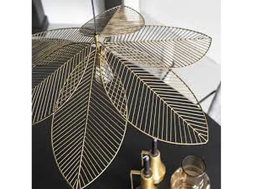 Lampe suspendue Furnilux Archtiq - 85 x 85 x 24 cm - or