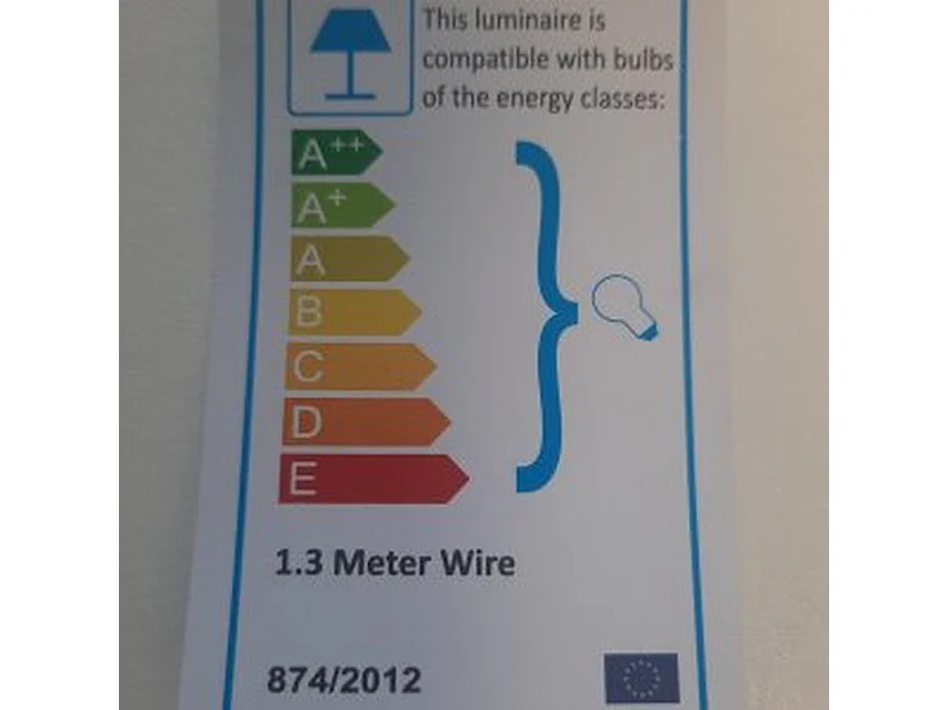 Lampe suspendue Furnilux Archtiq - 85 x 85 x 24 cm - or