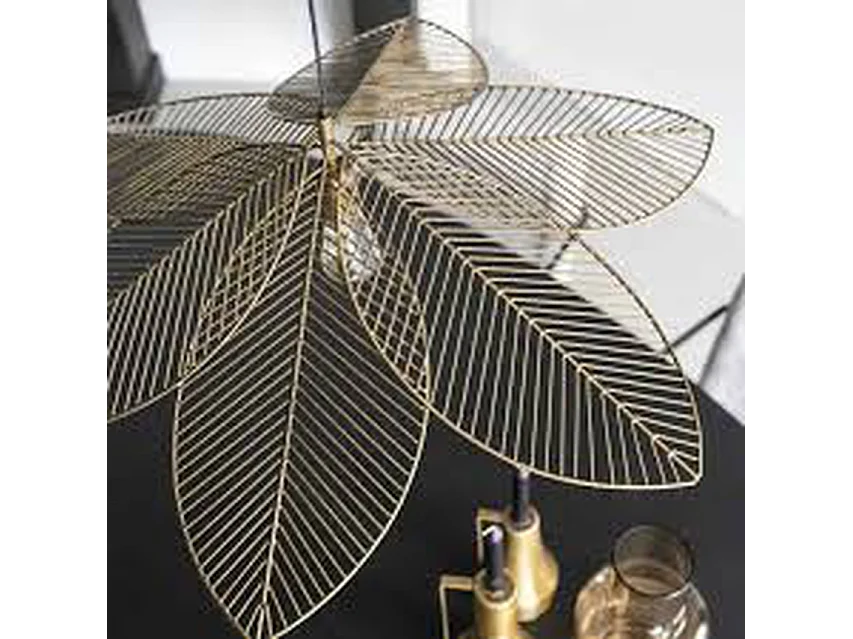 Lampe suspendue Furnilux Archtiq - 85 x 85 x 24 cm - or