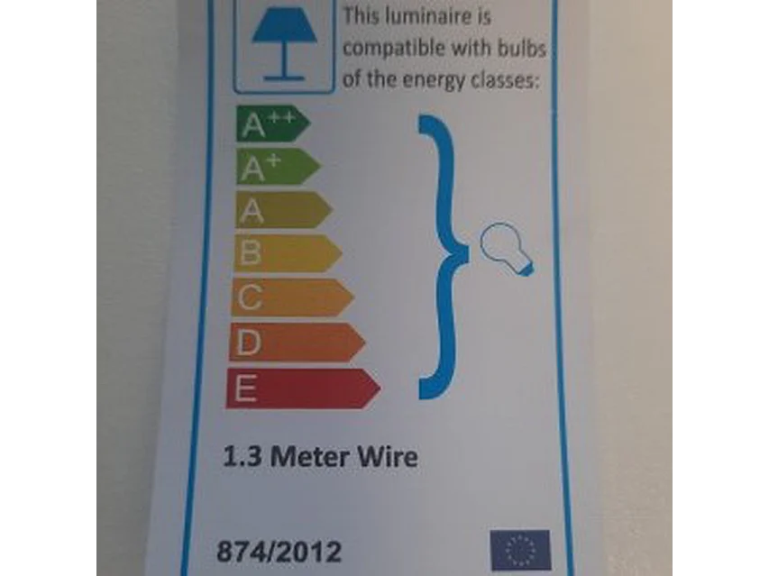 Lampe suspendue Furnilux Archtiq - 85 x 85 x 24 cm - or