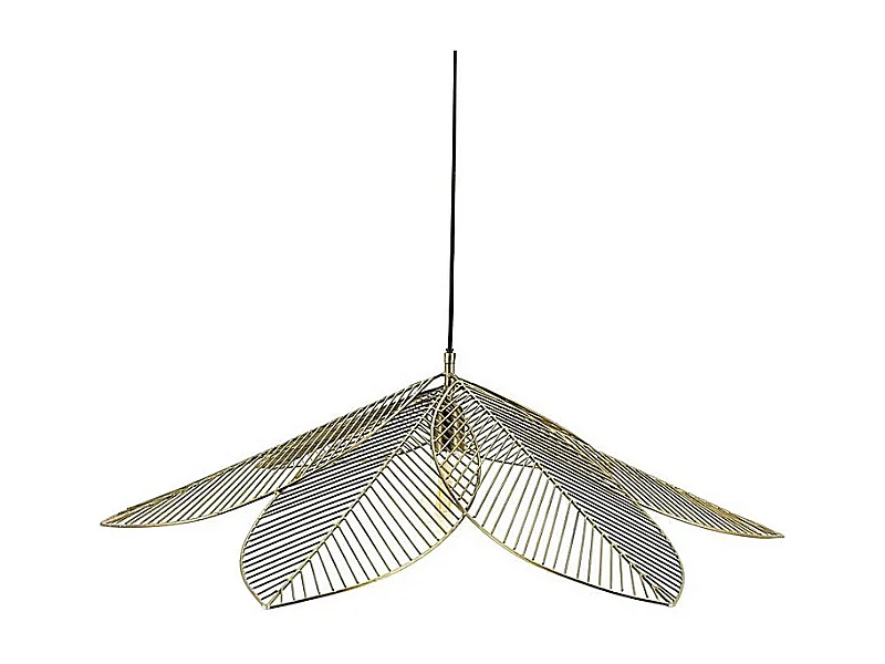 Lampe suspendue Furnilux Archtiq - 85 x 85 x 24 cm - or