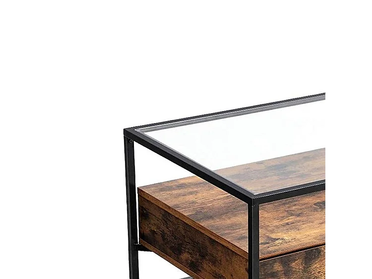 Table basse Wave - Verre - 120x60x45