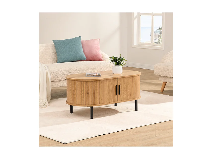 Salontafel Malmö - Licht Eiken - 100x50x45 cm