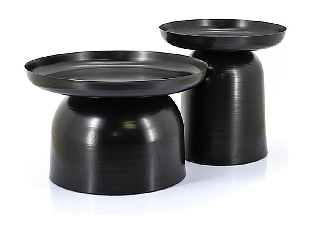 Table d'appoint Bodie - Noir - 45 x 45 x 46 cm