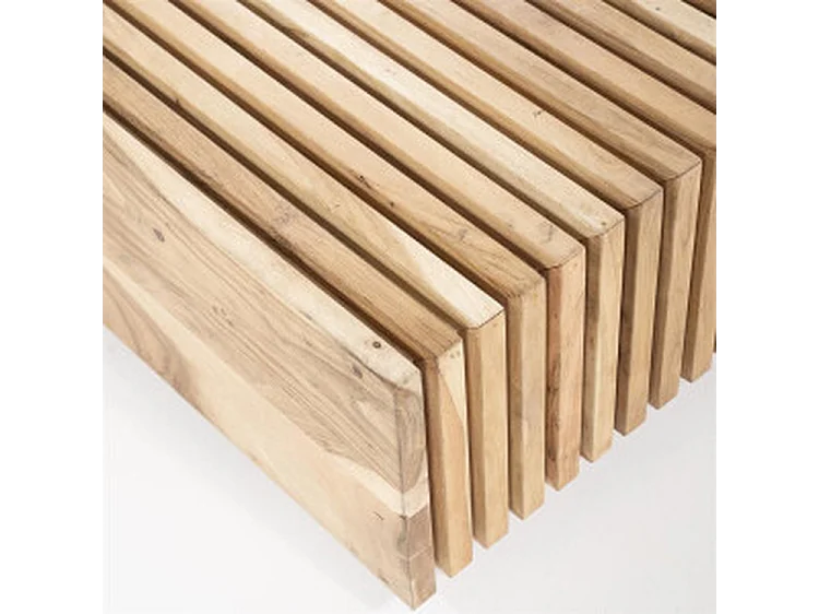 Salontafel Tom - Beige 90x90x35 cm - Vierkant Design