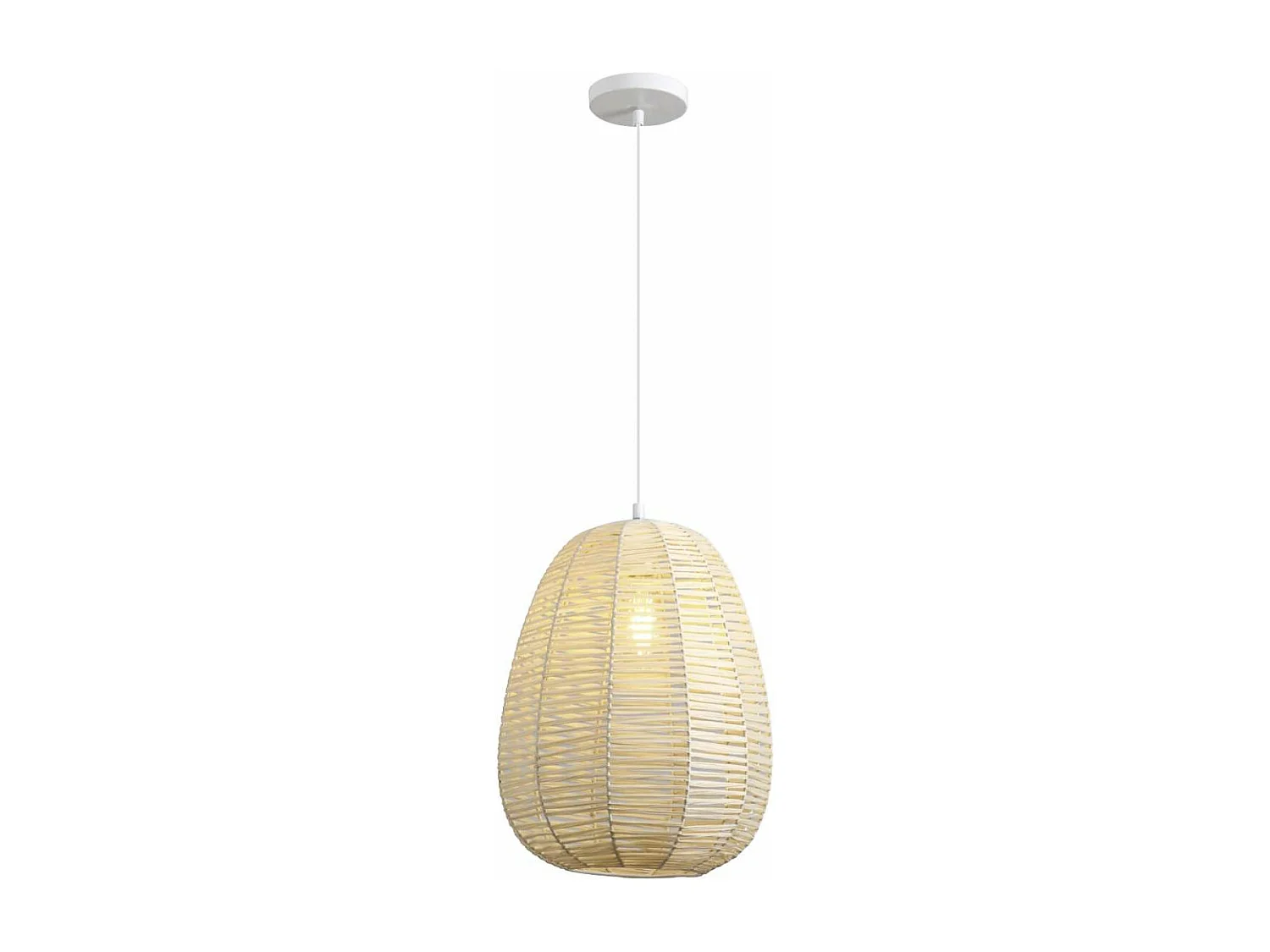Colgante modelo Opra acabado rattan natural 50 cm(alto)31 cm(ancho)31 cm(largo)