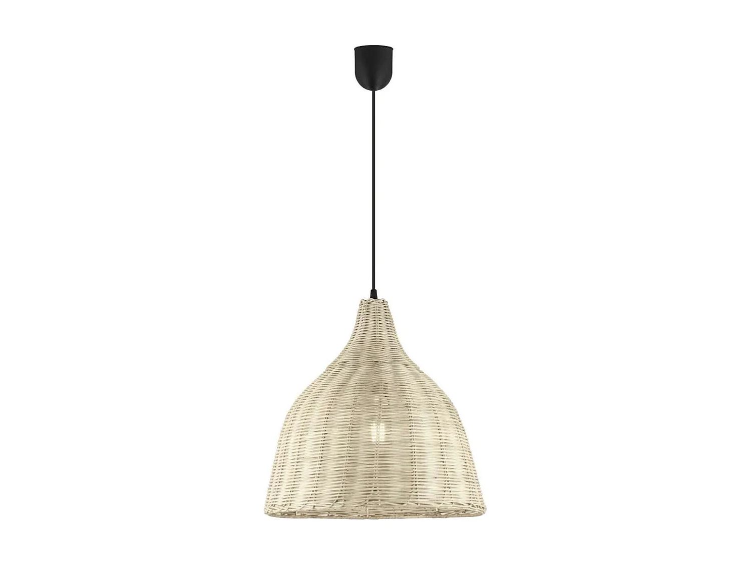 Colgante modelo Sacoma acabado mimbre 39cm (alto) 36cm (ancho) 36cm (largo)