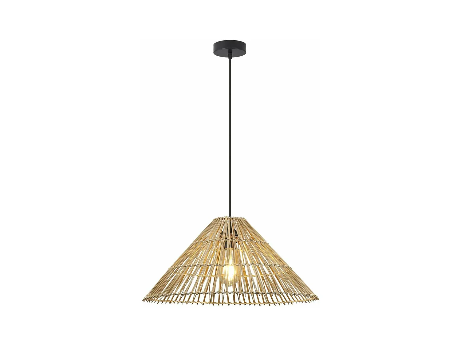 Colgante de 1 luz modelo Vinson acabado cuerda 35 cm(alto) 51 cm(ancho) 51 cm(fondo.