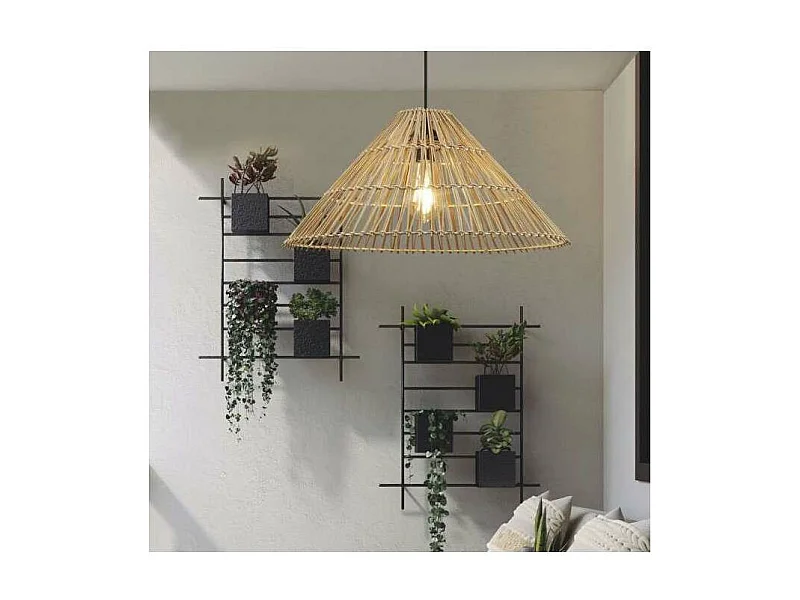 Colgante de 1 luz modelo Vinson acabado cuerda 35 cm(alto) 51 cm(ancho) 51 cm(fondo.