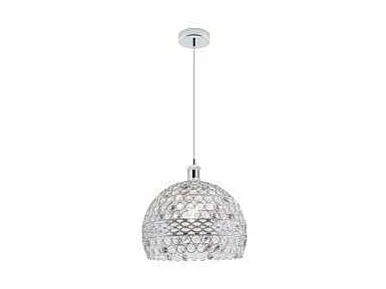 Colgante madelo Airana acabado cromo y cristal 31 cm(alto) 25 cm(ancho) 25 cm(fondo