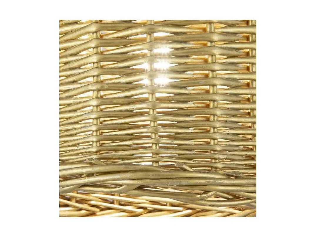 Lámpara circular 5 colgantes Georgina acabado mimbre 25 cm(alto) 50 cm(ancho) 50 cm (fond