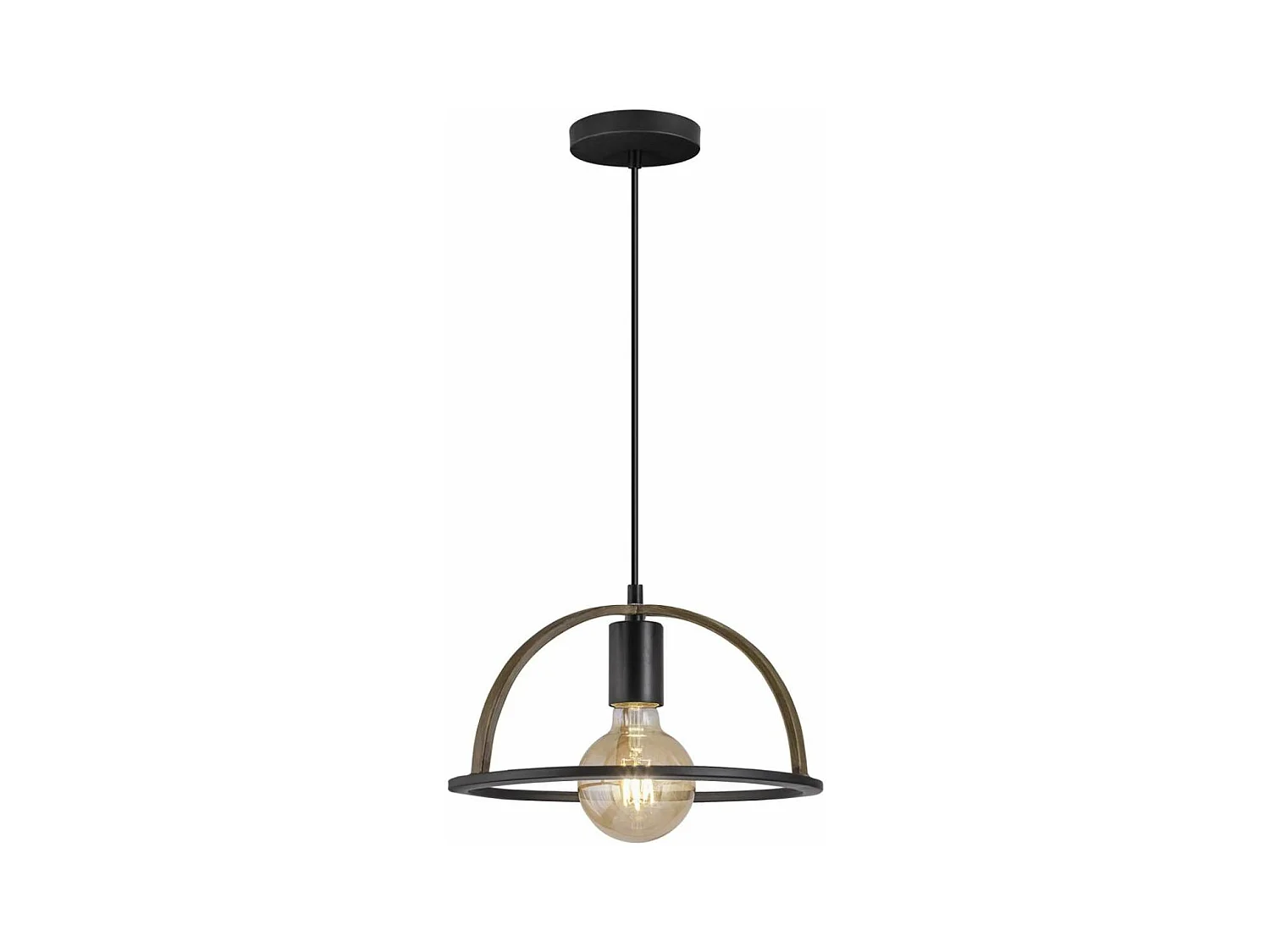 Colgante modelo Lolo acabado negro 23 cm(alto) 30 cm(ancho)30 cm(fondo)