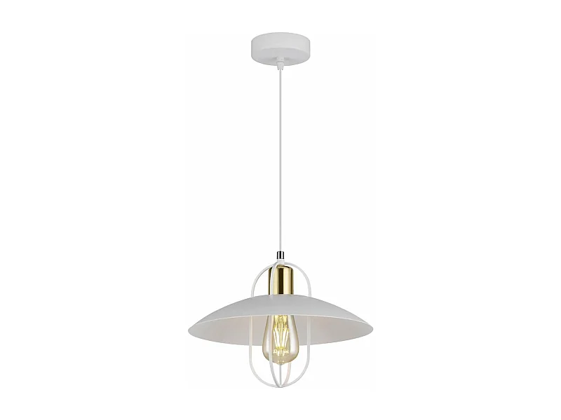 Colgante modelo Telmo acabado blanco-oro 20 cm(alto)29 cm(ancho)29 cm(largo)