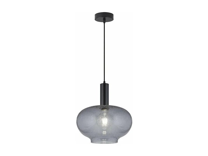 Colgante modelo Pataias acabado cristal negro/fumé, 43cm(alto) 30cm(ancho) 30cm(fondo)